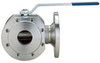 Stainless Steel Flanged ANSI 150 3-Way L-Ported Diverter Ball Valve -- 776018-1 - Image