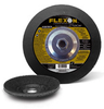 Type 28 Depressed Center Grinding Wheels.  Best - Flexon -- A5254 - Image
