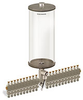 Clear View Multiple Feed Electro Lubricator, 1 gal Acrylic Reservoir, 21 Feeds, 1/4” OD Tube Outlets, 24VDC -- B4462-128AB21024D1W