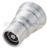 Low PIM 7/16 DIN Female (Jack) to 4.3-10 Female (Jack) QD Adapter, Tri-Metal Plated Brass Body, High Temp, 1.2 VSWR - FMAD1173 - Fairview Microwave Inc.