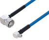 Plenum 4.3-10 Male Right Angle to SMA Male Right Angle Low PIM Cable 24 Inch Length Using SPP-250-LLPL Coax Using Times Microwave Parts - PE3C6249-24 - Pasternack