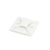 HellermannTyton MB3A10C2 Cable Tie, Zip Tie, Mounting Base White 4-Way-Adhesive and # 4 Screw - 21241 - Waytek, Inc.