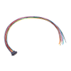 7+7 Pos. Female DIL 24 AWG Cable Assembly, 450mm, single-end, Extended Wall, Jackscrews - M80-FE21468F2-0450L - Harwin Plc