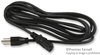 Power Cord, Nema5-15P/iec, 1Ft, 10A, Black; Connector Type A Pro Power - 83K3659 - Newark, An Avnet Company