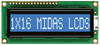 Display, Alphanumeric, 16X1, White; Character Count X Line Midas - 03AC3290 - Newark, An Avnet Company