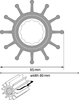 F75 Impeller -- 09-821B - Image