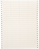 Brady Datab B-502 White Vinyl Dot Matrix Dot Matrix Printer Label - 2 in Width - 0.375 in Height - DAT-12-502-10 - 662820-28965 - R. S. Hughes Company, Inc.