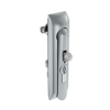 Swinghandle Latch, Medium Size - 125 mm , With Padlock Hasp, Use with Linear Actuator or as Single Point Latch, 3 mm Double Bit DIN, Non-Sealed, Zinc Alloy, Satin Chrome Plated - H3-50-470-044 - Southco