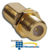Hubbell Bulk Connector, F-Connector F/F Coupler,.. - FCG100 - TelephoneStuff.com