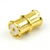 SMP Female (Jack) to SMP Female (Jack) Adapter, Gold Plated Beryllium Copper Body, 1.2 VSWR - SM2612 - Fairview Microwave Inc.