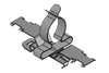 EMC Shield Clamps for TS35 Rails, Pluggable- with or without Integrated Strain Relief - 36880.150 - icotek Corp
