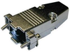 Hood, Metal For 9 Pin D-Sub 