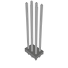 Headers, Male Pins - 612-MTMM-103-15-T-D-700-ND - DigiKey