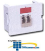 Siemon Flat Fiber Adapter CT Coupler with 1 Duplex LC.. - CT-LC-02 - TelephoneStuff.com