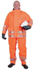 Ansell AlphaTec 66-680 Fluorescent orange 2XL CPC Polyester Trilaminate Chemical-Resistant Jacket - 076490-64378 -- 076490-64378 - Image