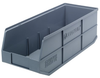 Quantum Stackable Shelf Bins - 55436 - U.S. Plastic Corporation