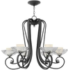 FR40606BKS Mid. Chandeliers-Glass Up - 651535 - Capital Lighting, Inc.