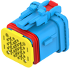 Automotive Housing, Plug, 20Pos, Blu; Product Range Te Connectivity - 31AJ3882 - Newark, An Avnet Company
