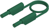 Test Lead, 4Mm Banana Plug, Green, 1M; Test Connector Type A Hirschmann Test And Measurement - 71AC1038 - Newark, An Avnet Company
