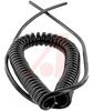 Cord; 4; 0.200 in.; 12 in.; 23 AWG; 120V (Max.); 1 A; Black; UL Listed - 70195146 - Allied Electronics, Inc.