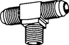 SAE Tube to Pipe Branch Tee - 45-05-05-04 - Tompkins Industries, Inc.