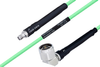 Temperature Conditioned SMA Female to N Male Right Angle Low Loss Cable 72 Inch Length Using PE-P142LL Coax - PE3M0143-72 - Pasternack