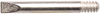 Tip, Modular Heater, Chisel, 0.12In; Tip / Nozzle Width Weller - 33F084 - Newark, An Avnet Company