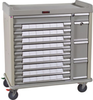 Standard Line 54 Bin Medication Cart with Key Lock SL54BIN3 - SL54BIN3 - Harloff Company, Inc. (The)