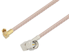 SMA Male Right Angle to SSMC Plug Right Angle Cable 18 Inch Length Using RG316-DS Coax - PE3C4472-18 - Pasternack