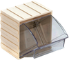 Individual Clear Tip Out Bin, Ivory; Bin Colour Quantum Storage - 44AC7059 - Newark, An Avnet Company