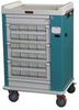 OptimAl Line, Aluminum 24 Bin Cassette Medication Cart .. - ELP24CS - Harloff Company, Inc. (The)
