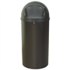 25 Gallon - Brown - Domed Waste Receptacles -- RUB146 - Image
