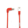 1FT Red CAT5e 100MHz Angled Patch Cable F/UTP 90°Down-Straight - EVNSL23ES-0001-90DS - Black Box