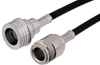 N Female to QN Male Cable 60 Inch Length Using RG223 Coax - PE38455-60 - Pasternack