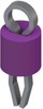 Test Point, Pcb, Purple, Through Hole; Product Range Keystone - 95M2496 - Newark, An Avnet Company