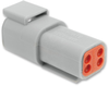 Connector Housing, Rcpt, 4 Way, Plastic; Product Range Amphenol Sine/tuchel - 12X8205 - Newark, An Avnet Company
