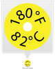 SL180F 82C TEMPERATURE SENSOR LABEL - SL180F - Telatemp Corporation
