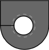 UT | Split U-Shaped Cable Grommet- for Cables with Connectors, Tool-Less Assembly / up to IP54 - 56106 - icotek Corp