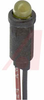 Indicator,Pnl-Mnt;LED;Yellow;0.25In.;28VDC;T-1-3/4;/Snap;6In. Wire;1/8In. - 70015790 - Allied Electronics, Inc.
