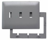 Standard Wall Plate - SWP3-GRY - Hubbell Wiring Device-Kellems