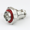 7/16 DIN Male (Plug) to 4.1/9.5 Mini DIN Female (Jack) Adapter, Tri-Metal Plated Brass Body, 1.25 VSWR -- SM4417 - Image