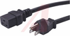 Cord, Power; 15 A; 8.20 ft.; 120 V; Black; 0 to degC - 70124988 - Allied Electronics, Inc.