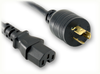 LOCKING NEMA L6-15P to IEC-60320-C15 HOME // Power Cords // High Voltage Power Cords // Locking Blade Power Cords - 1807.120 - Quail Electronics
