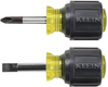 Slotted & Phillips Screwdriver Set, 2Pc; Kit Contents Klein Tools - 23K7537 - Newark, An Avnet Company