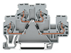Double-deck terminal block - Component Terminal Block with Diode - Component Terminal Block with Resistor - 870-541/281-755 - WAGO