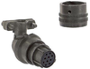 Circular Connector Plug Size 12, 10 Position, Cable; Product Range Amphenol Industrial - 73C1005 - Newark, An Avnet Company