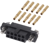 Connector, Receptacle, 10Pos, 2Row, 2Mm; Pitch Spacing Harwin - 75Y6391 - Newark, An Avnet Company