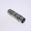 MCV, M23, Field Wireable, 12 Pole, Female Straight, Crimp, 8A, Male Thread, 6-9mm - MCV-12FPM-FW-CC - Mencom Corporation