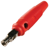 Banana, Plug, 30A, Solder, Red; Gender Hirschmann Test And Measurement - 24M0837 - Newark, An Avnet Company