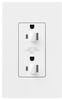 Duplex/Single Receptacle - SCR-20-DDTR-SW - Lutron Electronics Co., Inc.